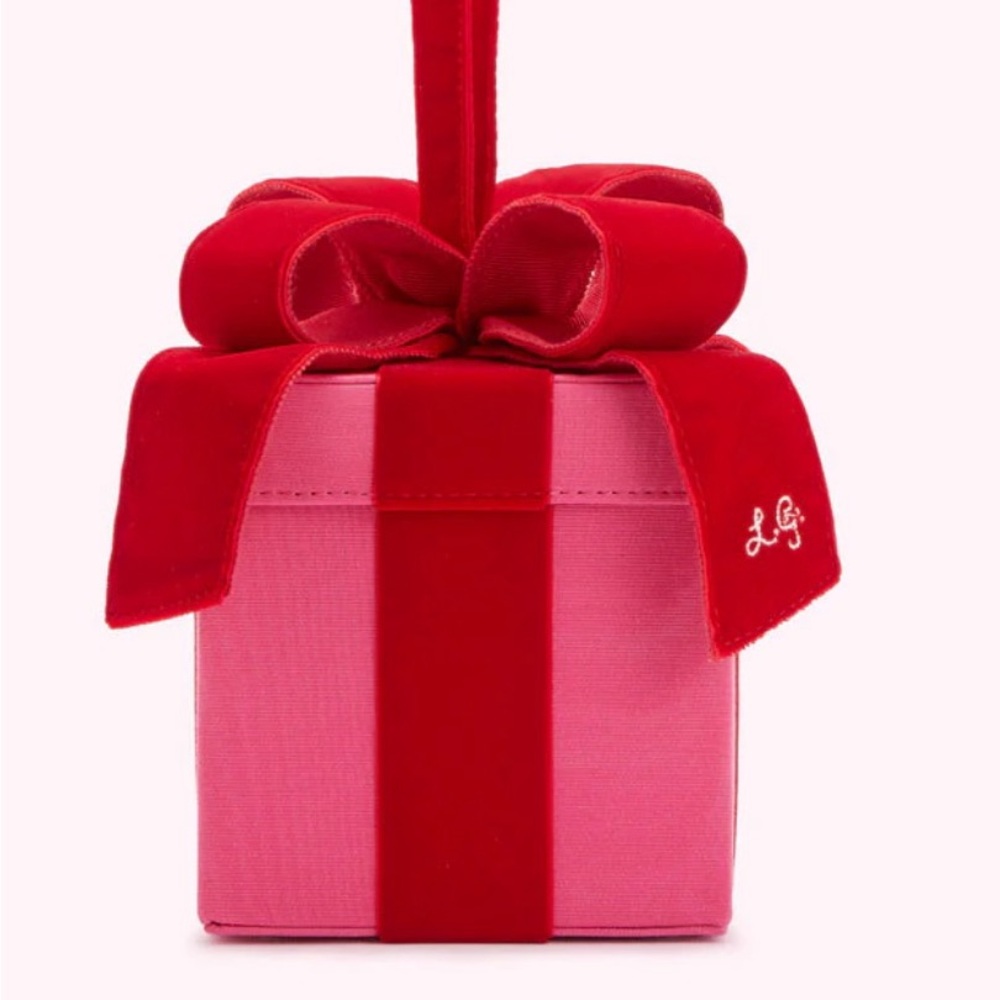Hot Pink Moire Clutch Purse